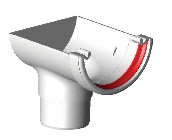 Round Stopend Outlet