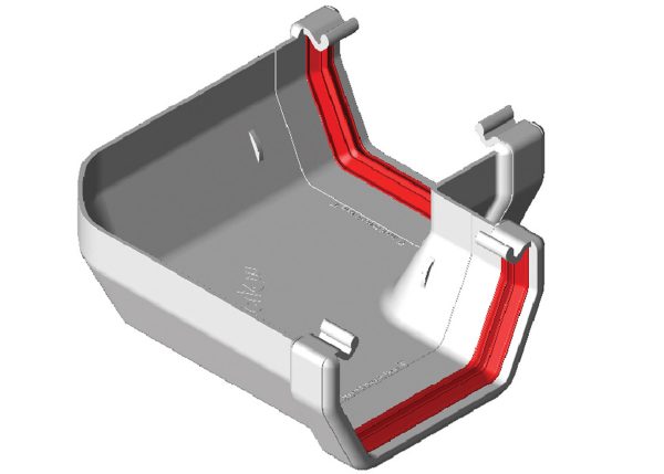Square 90' Gutter Angle